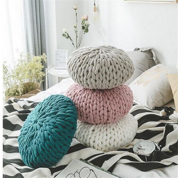 cushion/decorative pillow ins knitting throw creative circular bloster solid color sofa cushion cute thick line bed decora
cushion/decorative pillow ins knitting throw creative circular bloster solid color sofa cushion cute thick line bed decora