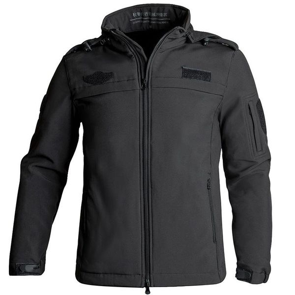 men's trench coats charge soft shell tactics autumn and winter storming garment waterproof security training clothes, Tan;black
men's trench coats charge soft shell tactics autumn and winter storming garment waterproof security training clothes, Tan;black