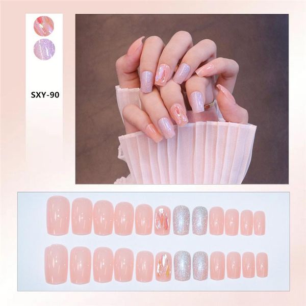 false nails 24pcs spar cat's eye wear long paragraph fashion manicure patch save time wearable nail unhas postiça, Red;gold
false nails 24pcs spar cat's eye wear long paragraph fashion manicure patch save time wearable nail unhas postiça, Red;gold