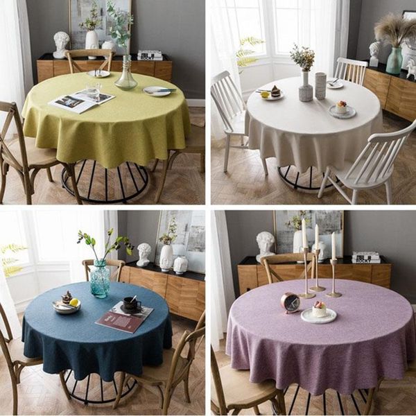 table cloth polyester round cover solid color tablecloth for christmas birthday wedding party el decoration navidad
table cloth polyester round cover solid color tablecloth for christmas birthday wedding party el decoration navidad
