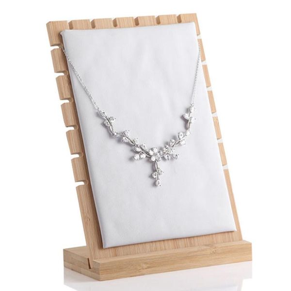 jewelry pouches, bags home chain natural bamboo shelf stand necklace holder shop space saving display rack simple deskbracelet organizer, Pink;blue
jewelry pouches, bags home chain natural bamboo shelf stand necklace holder shop space saving display rack simple deskbracelet organizer, Pink;blue