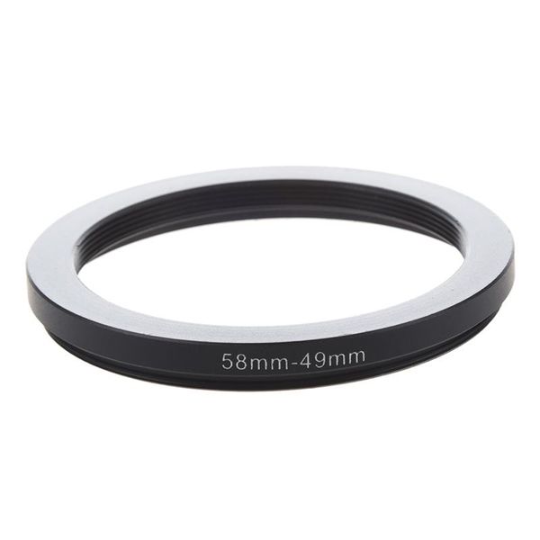lens adapters & mounts 58mm-49mm 58mm to 49mm black step down ring adapter for camera
lens adapters & mounts 58mm-49mm 58mm to 49mm black step down ring adapter for camera