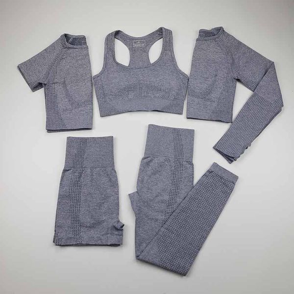 tracksuit 5 pcs women seamless yoga set workout sportswear gym clothing long sleeve crop high waist jogging leggings sports outfit
tracksuit 5 pcs women seamless yoga set workout sportswear gym clothing long sleeve crop high waist jogging leggings sports outfit