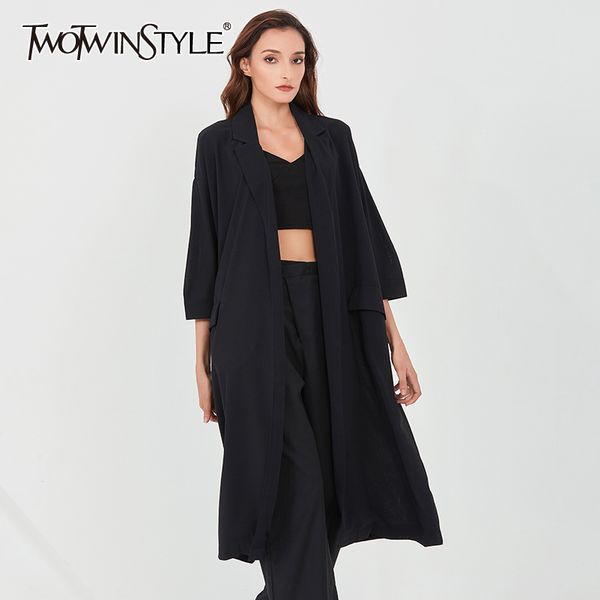 loose black coat for women lapel long sleeve casual oversized windbreaker female fall fashion clothing 210524, Tan;black
loose black coat for women lapel long sleeve casual oversized windbreaker female fall fashion clothing 210524, Tan;black
