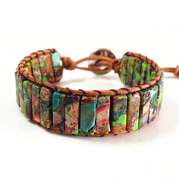 tennis fashion natural stone leather wrap bracelet bohemia style creative handmade beaded bracelets jewelry for female party wholesale, Golden;silver
tennis fashion natural stone leather wrap bracelet bohemia style creative handmade beaded bracelets jewelry for female party wholesale, Golden;silver