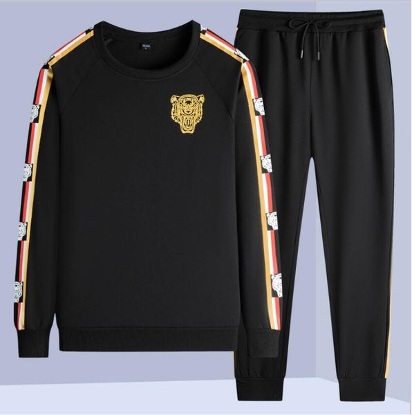 european and american tide brand men women with the same round neck tiger head sports casual suit fashion sweater and trousers two-piece tre, Gray
european and american tide brand men women with the same round neck tiger head sports casual suit fashion sweater and trousers two-piece tre, Gray
