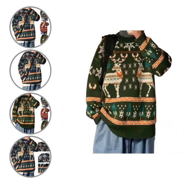 men's sweaters christmas sweater trendy casual winter colorful loose year, White;black
men's sweaters christmas sweater trendy casual winter colorful loose year, White;black