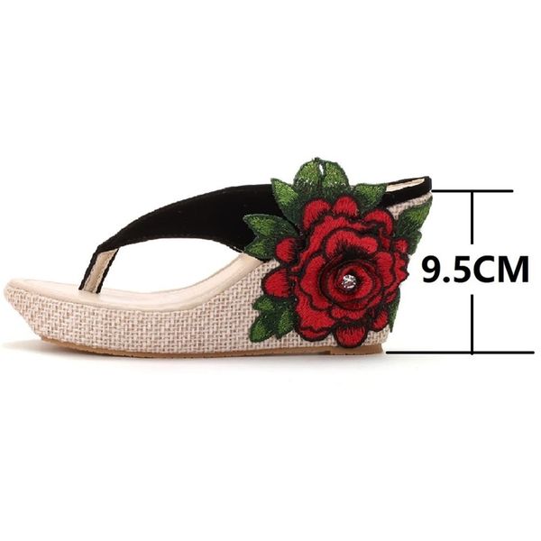 sandals woman lady home casual beach flip flops sandals platform wee summer high heel slippers, Black
sandals woman lady home casual beach flip flops sandals platform wee summer high heel slippers, Black