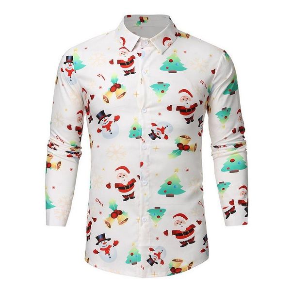 men's casual shirts christmas print series suit men fashion red black white button up mens dress suits xmas party prom blouse chemise h, White;black 
men's casual shirts christmas print series suit men fashion red black white button up mens dress suits xmas party prom blouse chemise h, White;black