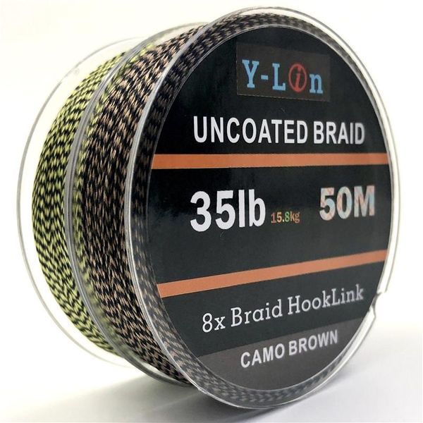 braid line 50m 8 stand camouflage carp fishing soft hook link hooklink uncoated for hair rig 25 35lb rigging
braid line 50m 8 stand camouflage carp fishing soft hook link hooklink uncoated for hair rig 25 35lb rigging