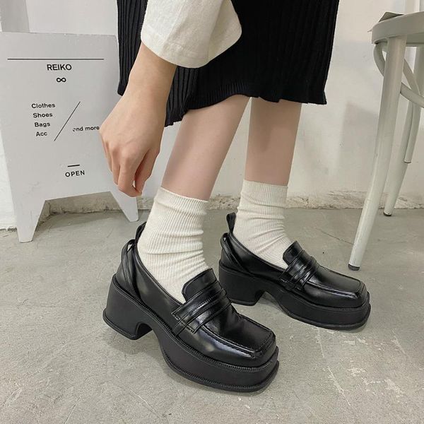 dress shoes women cute lolita girl maid boots round toe leather japanese jk high school uniform kawaii anime cosplay heels, Black
dress shoes women cute lolita girl maid boots round toe leather japanese jk high school uniform kawaii anime cosplay heels, Black
