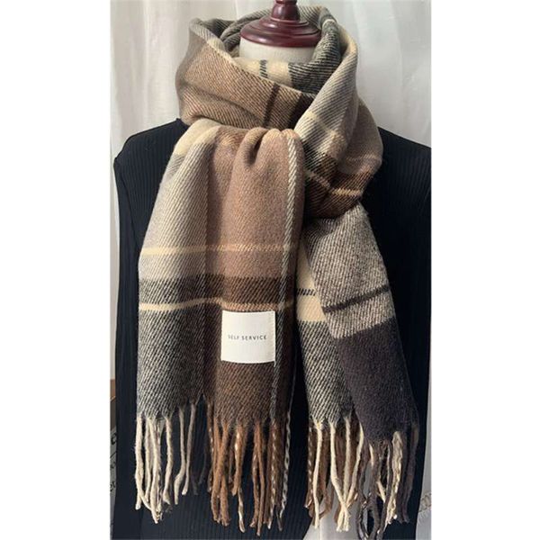 luxury cashmere womens scarf spring winter plaid cappa opera cape wraps female tippet bandana scarves headscarf foulard mujer 210928, Blue;gray
luxury cashmere womens scarf spring winter plaid cappa opera cape wraps female tippet bandana scarves headscarf foulard mujer 210928, Blue;gray