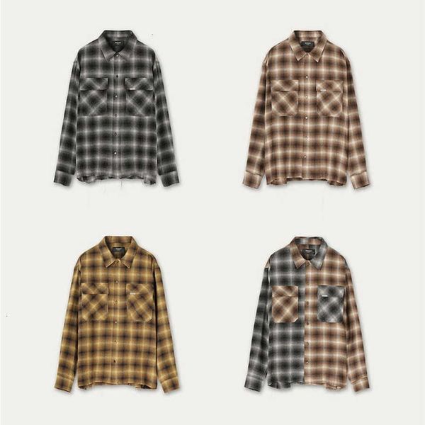 men's jackets flannel classic plaid handmade hem distressed represent long sleeve shirts high street metal cargo pocket jz1j eibr, Black;brown
men's jackets flannel classic plaid handmade hem distressed represent long sleeve shirts high street metal cargo pocket jz1j eibr, Black;brown
