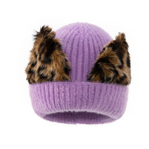 beanie/skull caps winter women's wool hat solid color ear knitting leopard print bonnets for women designer womens hats, Blue;gray
beanie/skull caps winter women's wool hat solid color ear knitting leopard print bonnets for women designer womens hats, Blue;gray