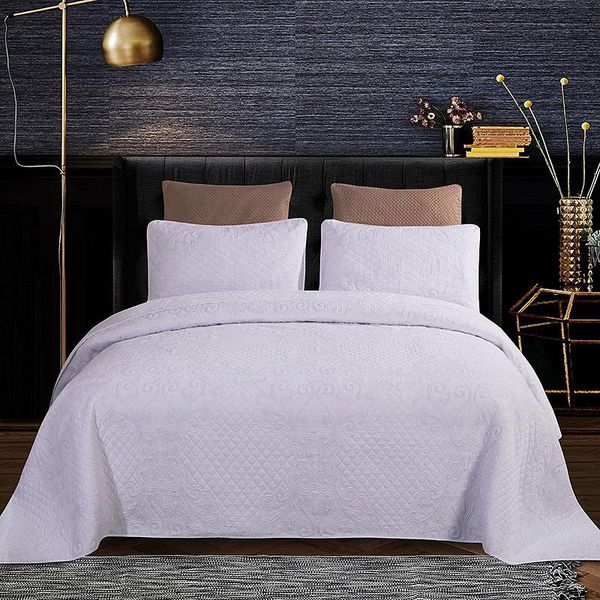 bedding sets 3 pieces white quilted cotton bedspread 100% soft comfy quilt coverlet bed spread king size for all-season
bedding sets 3 pieces white quilted cotton bedspread 100% soft comfy quilt coverlet bed spread king size for all-season