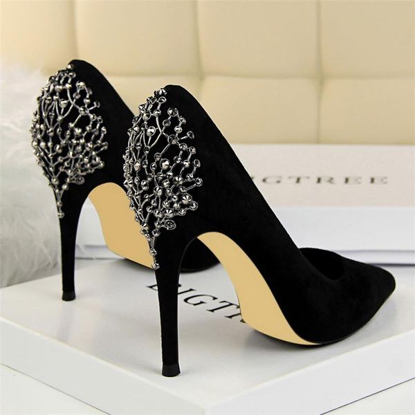 dress shoes bigtree euramerican fashion women crystal party high heels pointed toe wedding rhinestone thin femme, Black
dress shoes bigtree euramerican fashion women crystal party high heels pointed toe wedding rhinestone thin femme, Black