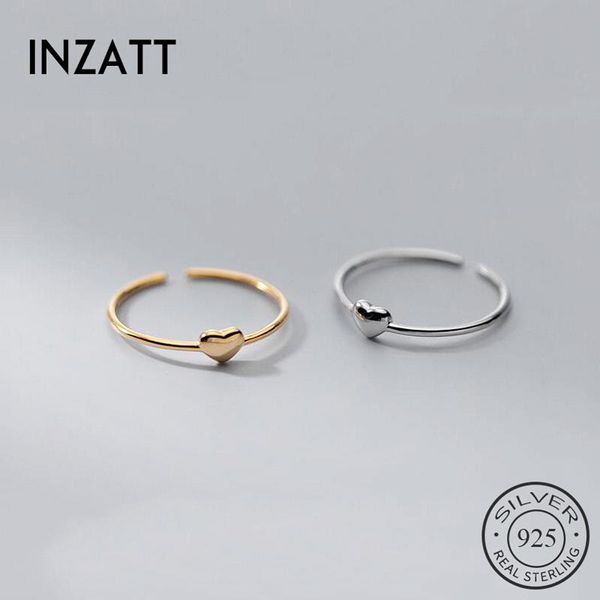 cluster rings inzareal 925 sterling silver heart adjustable ring for fashion women 18k gold plate fine jewelry cute minimalist accessories, Golden;silver
cluster rings inzareal 925 sterling silver heart adjustable ring for fashion women 18k gold plate fine jewelry cute minimalist accessories, Golden;silver