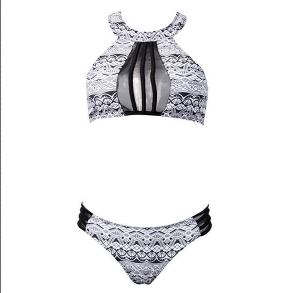 two-piece suits women bikini set high waist bandage retro style swimsuit bathing summer push up padded swimwear beachwear
two-piece suits women bikini set high waist bandage retro style swimsuit bathing summer push up padded swimwear beachwear