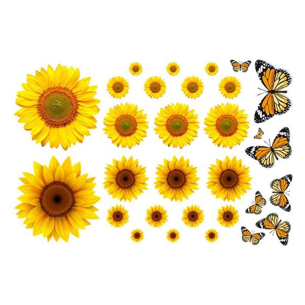window stickers wall set 3d sunflowers with butterfly removable decal for kids baby room bedroom ceiling home forceful
window stickers wall set 3d sunflowers with butterfly removable decal for kids baby room bedroom ceiling home forceful