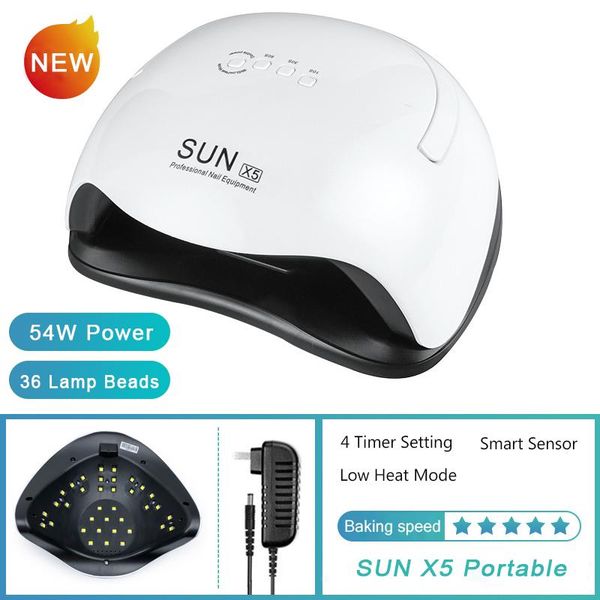 nail dryers rainsolid sunx5 uv led lamp dryer 36 lamps for drying all gel polish 10/30/60/99s timer auto induction manicure tool
nail dryers rainsolid sunx5 uv led lamp dryer 36 lamps for drying all gel polish 10/30/60/99s timer auto induction manicure tool