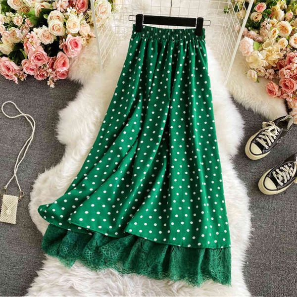 skirts skirts spring green polka dotted a-line maxi lace patchwork pleated ankle long with po l7yz, Black
skirts skirts spring green polka dotted a-line maxi lace patchwork pleated ankle long with po l7yz, Black