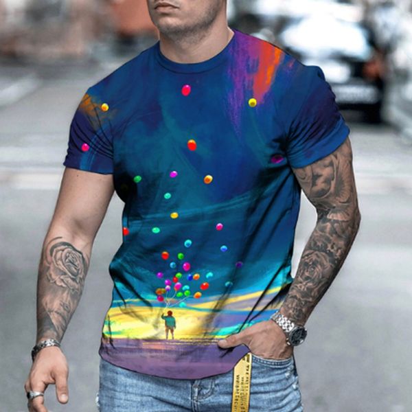 new three-dimensional graphic t-shirt men's fashion casual fun 3d printing summer o-neck streetwear, White;black
new three-dimensional graphic t-shirt men's fashion casual fun 3d printing summer o-neck streetwear, White;black