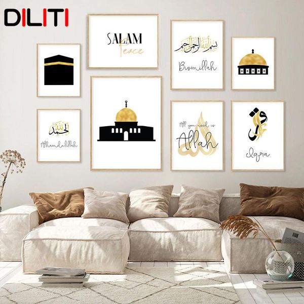 paintings islamic quran canvas wall art arabic calligraphy print poster quote mosque painting picture for living room home decor
paintings islamic quran canvas wall art arabic calligraphy print poster quote mosque painting picture for living room home decor