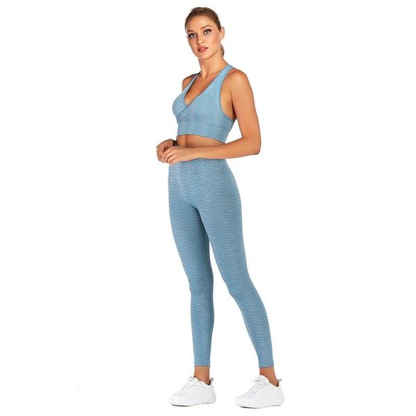 women's leggings jacquard gym fitness suit women sports running, Black