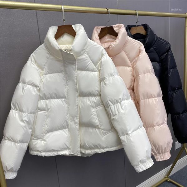 women's down & parkas jacket short 2021 loose fashion bread pearlescent stand-up collar winter, Black
women's down & parkas jacket short 2021 loose fashion bread pearlescent stand-up collar winter, Black