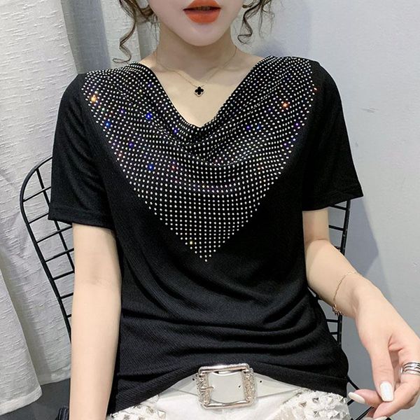women's blouses & shirts blusas mujer de moda 2021 v-neck women blouse shirt short sleeve summer clothes d62, White
women's blouses & shirts blusas mujer de moda 2021 v-neck women blouse shirt short sleeve summer clothes d62, White