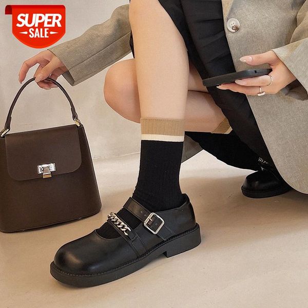 women's shoes soft girl sweet and cool black small leather autumn fashion chain thick heel mary jane single women #9n5t
women's shoes soft girl sweet and cool black small leather autumn fashion chain thick heel mary jane single women #9n5t