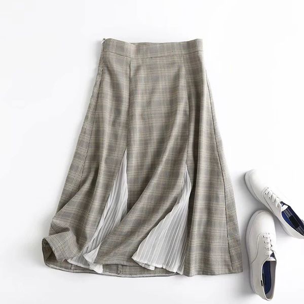 casual dresses za 2021 four seasons pleated long midi skirt women s plaid print elegant female elastic waist vacation wpbc, Black;gray
casual dresses za 2021 four seasons pleated long midi skirt women s plaid print elegant female elastic waist vacation wpbc, Black;gray