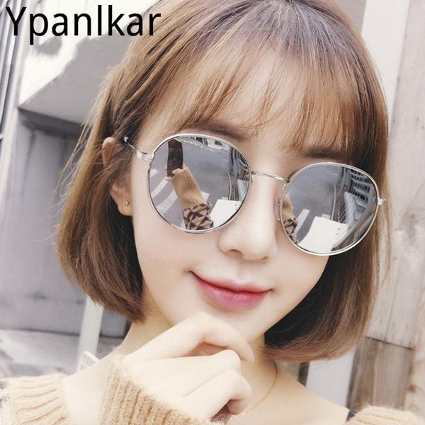 round retro sunglasses outdoor sunshade uv400, White;black
round retro sunglasses outdoor sunshade uv400, White;black