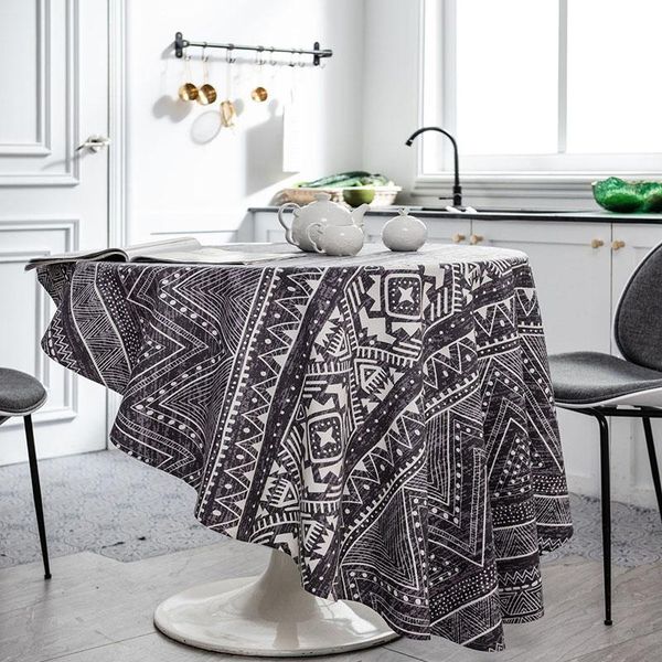 table cloth 1.5m boho style grey tablecloth for dining room round woven ethnic cotton linen dustproof cover home kitchen
table cloth 1.5m boho style grey tablecloth for dining room round woven ethnic cotton linen dustproof cover home kitchen