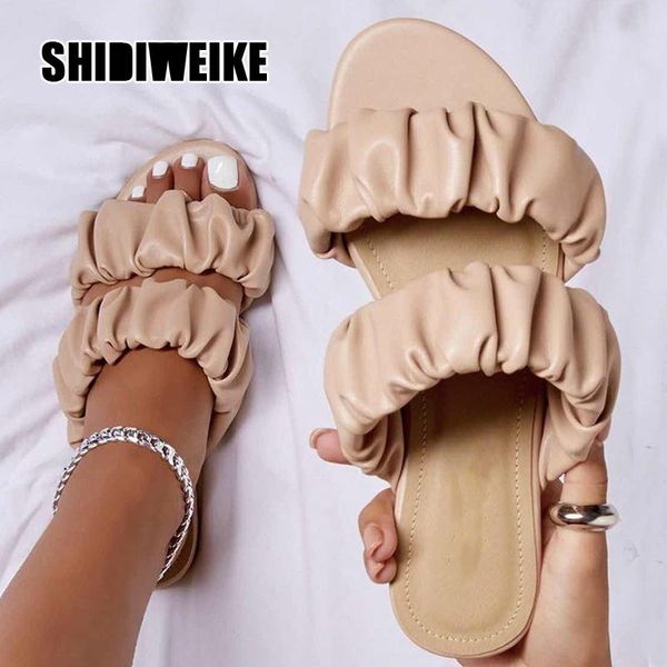 double strap slippers women sandals fashion pleated summer shoes woman flat with breathable black outside trip ladies footwear va453 slipper
double strap slippers women sandals fashion pleated summer shoes woman flat with breathable black outside trip ladies footwear va453 slipper