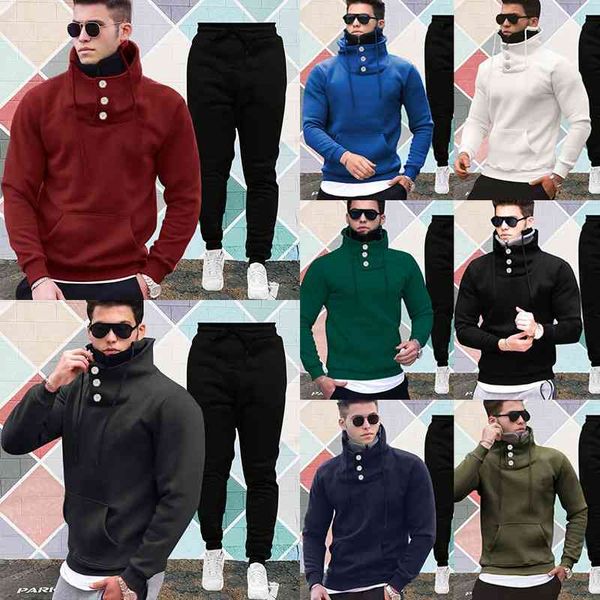 autumn winter new hooded pullover men's and women's casual coat loose sweater sports fitness pants set, Black
autumn winter new hooded pullover men's and women's casual coat loose sweater sports fitness pants set, Black