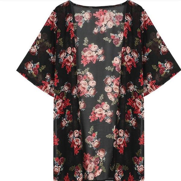 beach cover up floral swimwear ladies pareo cape sun bath wear dress chiffon women swimsuit women's, White;black
beach cover up floral swimwear ladies pareo cape sun bath wear dress chiffon women swimsuit women's, White;black