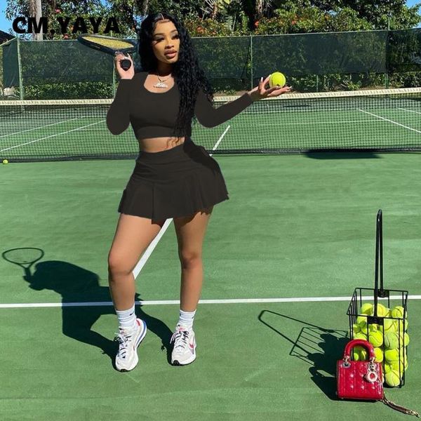 women's tracksuits cm.yaya women set solid full sleeve o-neck slim crop mini shorts skirts two 2 piece active tracksuit casual outfit, Gray
women's tracksuits cm.yaya women set solid full sleeve o-neck slim crop mini shorts skirts two 2 piece active tracksuit casual outfit, Gray