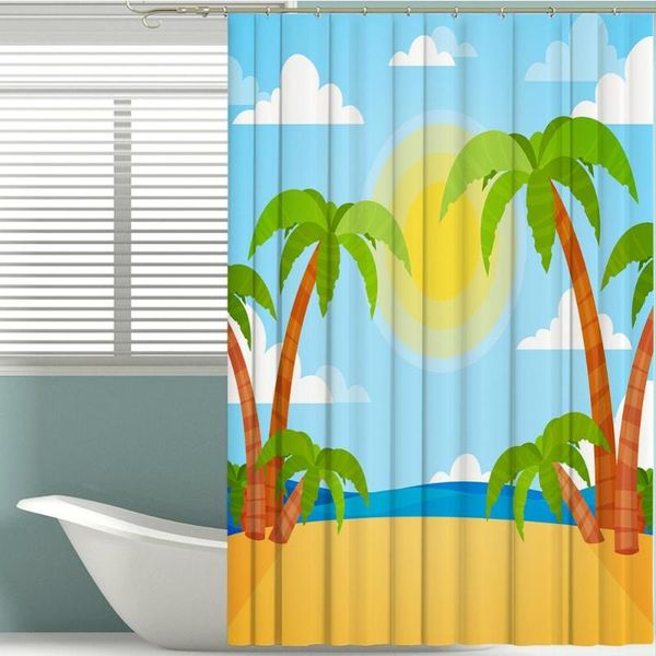 island scenery 3d printed waterproof polyester fabric multicolor shower curtain bath products bathroom decor with 12 hooks curtains
island scenery 3d printed waterproof polyester fabric multicolor shower curtain bath products bathroom decor with 12 hooks curtains