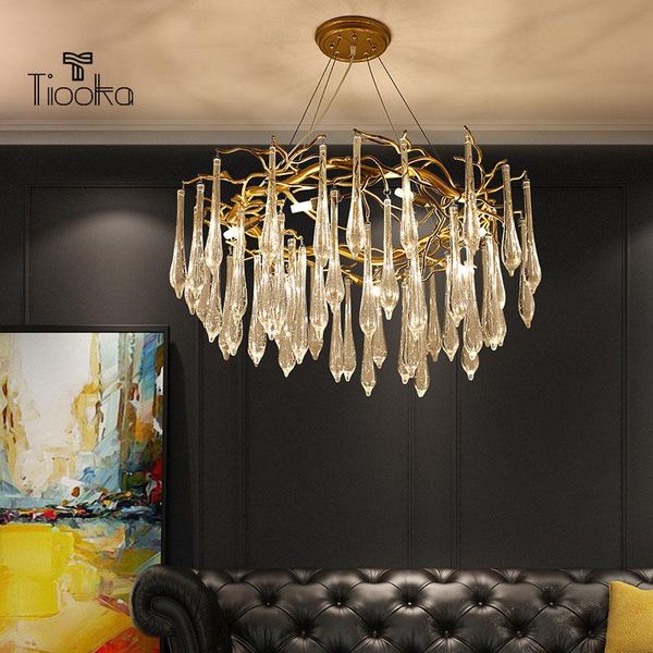 tiooka luxurious led chandelier nordic 6/8/12 head k9 crystal ceiling light for dining room villa living decor chandeliers
tiooka luxurious led chandelier nordic 6/8/12 head k9 crystal ceiling light for dining room villa living decor chandeliers