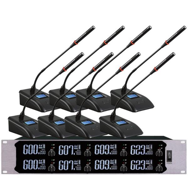 wireless microphone 8 channel conference type condenser church school lecture microphones
wireless microphone 8 channel conference type condenser church school lecture microphones