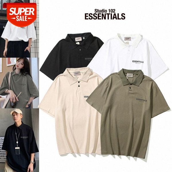 fog fear of god essentials double line letter polo shirt lapel couple men and women short sleeve #in33, White;black
fog fear of god essentials double line letter polo shirt lapel couple men and women short sleeve #in33, White;black