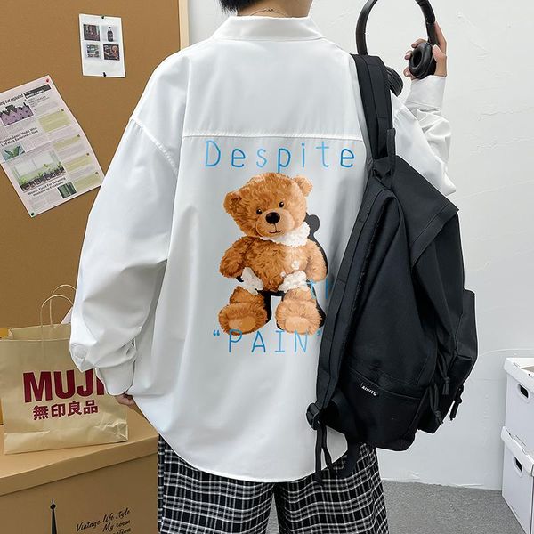 men's casual shirts lifenwenna autumn shirt men print long sleeve mens fashion business clothes camisa masculina 5xl, White;black
men's casual shirts lifenwenna autumn shirt men print long sleeve mens fashion business clothes camisa masculina 5xl, White;black