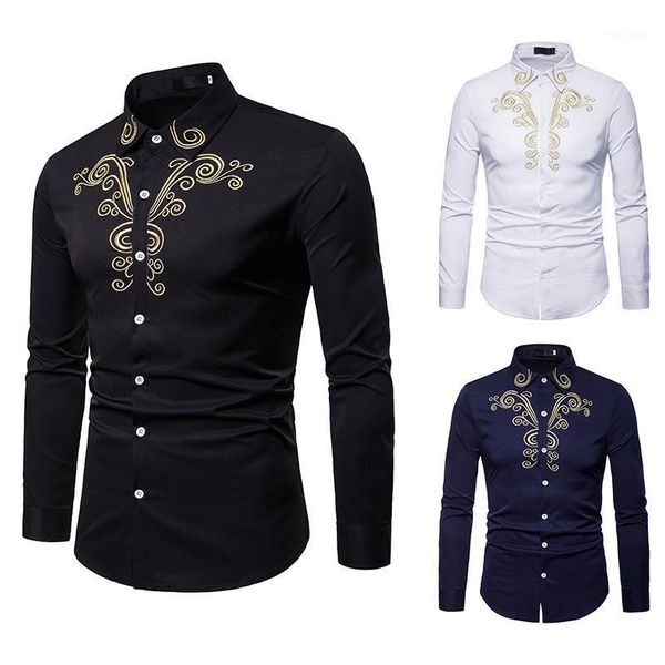 men's dress shirts shirt. royal court style embroidered lapel large long sleeve shirt a12, White;black
men's dress shirts shirt. royal court style embroidered lapel large long sleeve shirt a12, White;black