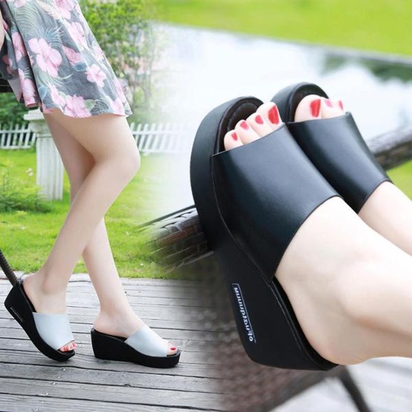 slippers sagace shoes flip flops fashion summer fish mouth platform high heels sandals slope casual women 2021ju13, Black
slippers sagace shoes flip flops fashion summer fish mouth platform high heels sandals slope casual women 2021ju13, Black