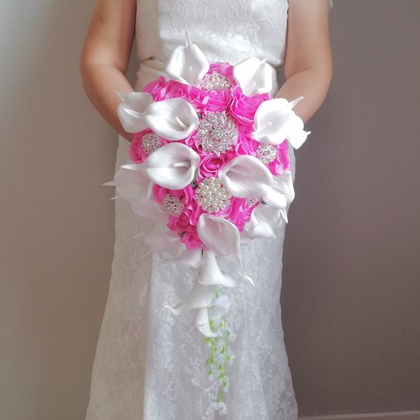 dropshipping rose red fake flowers wedding bouquet waterfall bride hold bouque déco mariage
dropshipping rose red fake flowers wedding bouquet waterfall bride hold bouque déco mariage