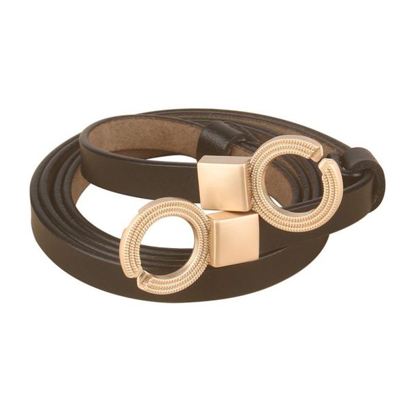 belts women's fine belt round buckle trousers sweater dress decoration thin leather waistband solid color slim straps, Black;brown
belts women's fine belt round buckle trousers sweater dress decoration thin leather waistband solid color slim straps, Black;brown
