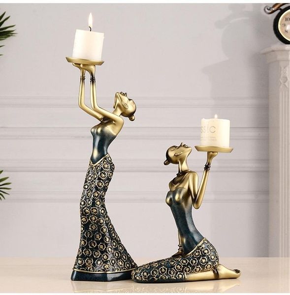 decorative objects & figurines european retro beauty candlestick ornament statue american home creative wine cabinet decoration
decorative objects & figurines european retro beauty candlestick ornament statue american home creative wine cabinet decoration