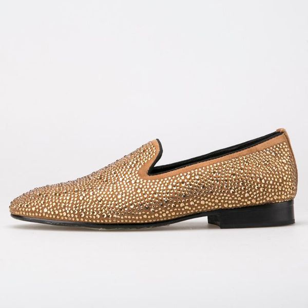 dress shoes gold leather men europe and the united states big drilling trend to help low-style british style lazy, Black
dress shoes gold leather men europe and the united states big drilling trend to help low-style british style lazy, Black