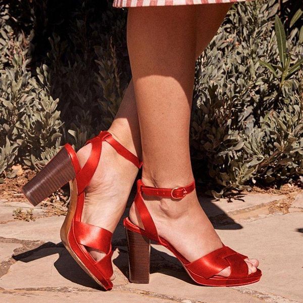 high heels women shoes summer open toe cross strappy sandals gladiator block heeled ankle strap roman vintage, Black
high heels women shoes summer open toe cross strappy sandals gladiator block heeled ankle strap roman vintage, Black